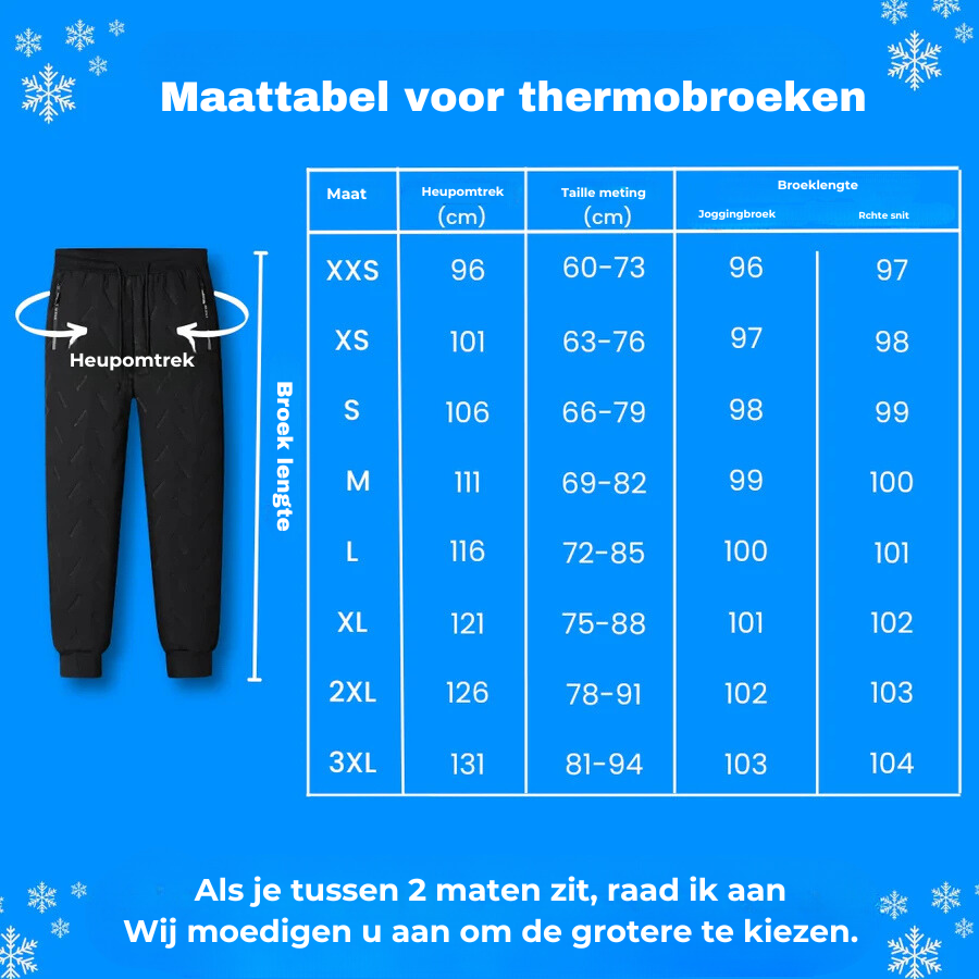 Unisex Thermobroek